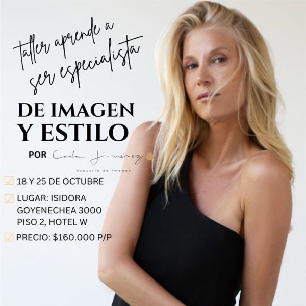 Taller Aprende a ser Especialista de Imagen y Estilo (18 y 25 Oct)